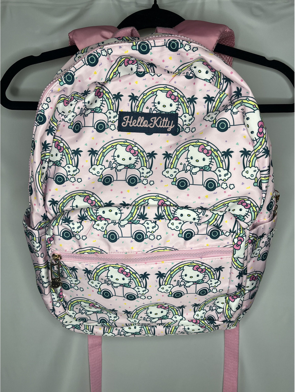 NWOT Hello Kitty Girl's Pink Backpack with Small Zipper Bag
